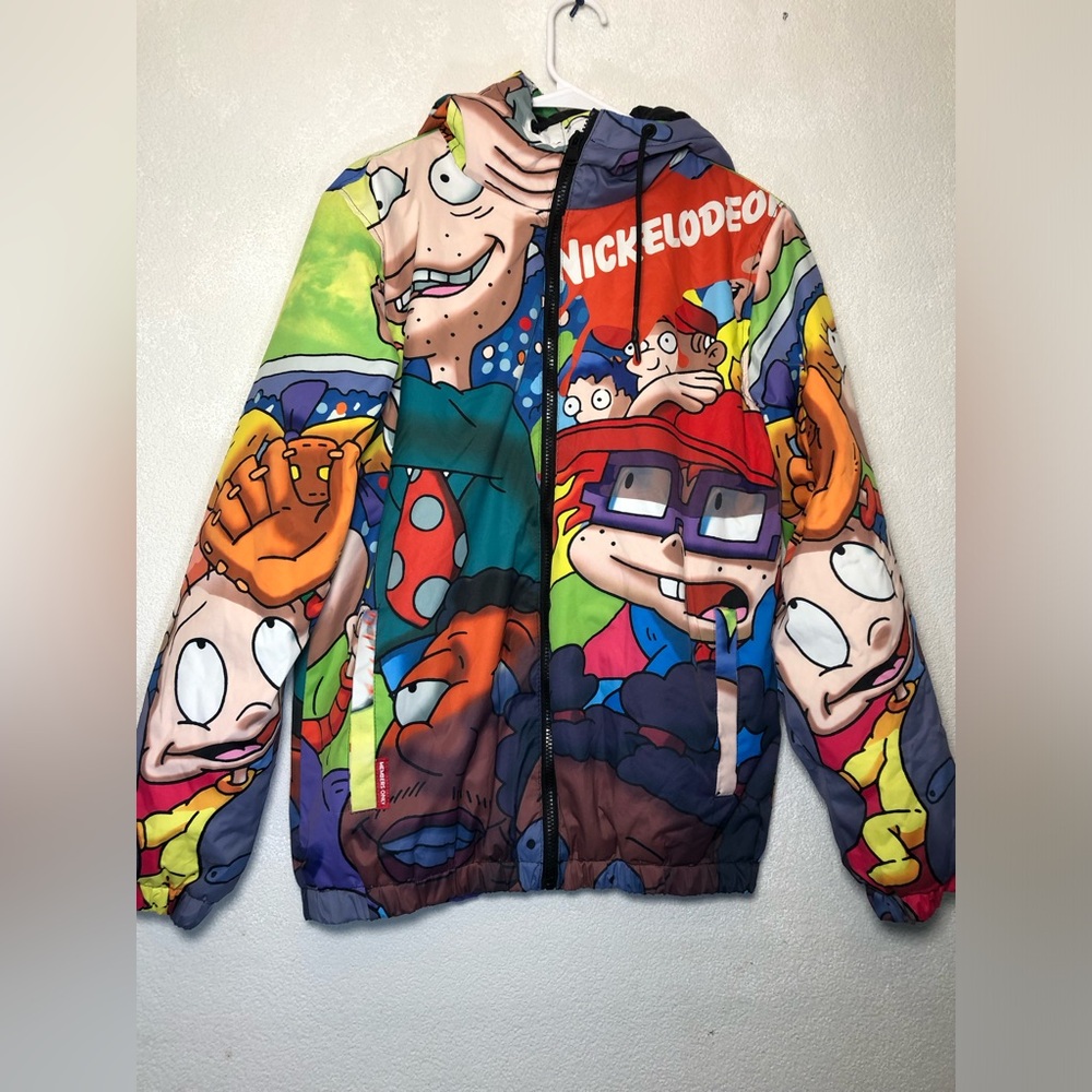 Nickelodeon Multicolor Rugrats Graphic Puffer Jacket size S